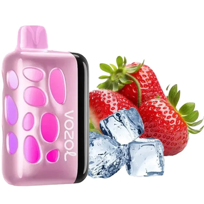 Одноразка Vozol Rave Strawberry Ice (Клубника Лед) 40000