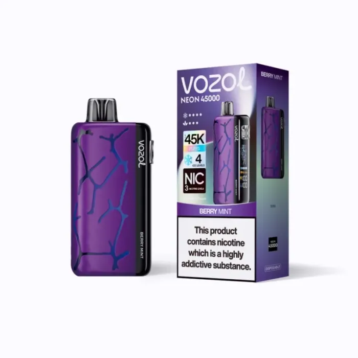 Одноразка Vozol NEON - Berry Mint (Ягоды Мята) 45000