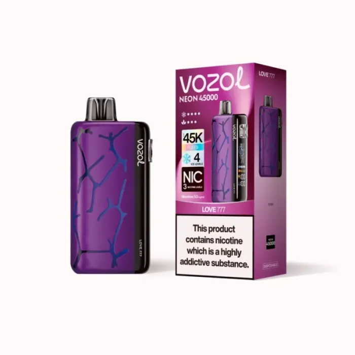 Одноразка Vozol NEON - Love 777 (Маракуйя Дыня Арбуз) 45000