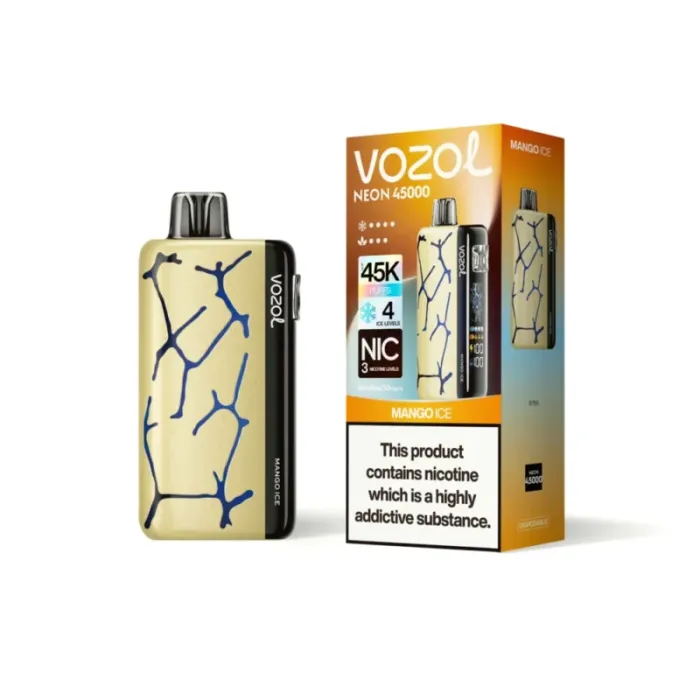 Одноразка Vozol NEON - Mango Ice (Манго Лёд) 45000