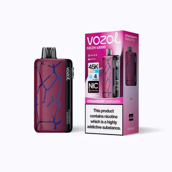 Одноразка Vozol NEON - Strawberry Margarita (Клубничная Маргарита) 45000