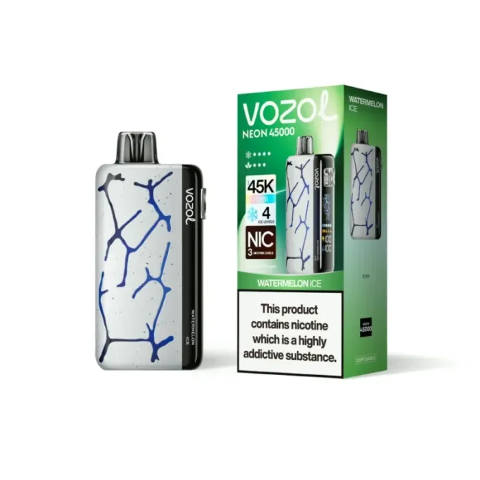 Одноразка Vozol NEON - Watermelon Ice (Арбуз Лёд) 45000