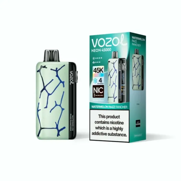 Одноразка Vozol NEON - Watermelon Razz Rancher (Арбуз Малина Леденец) 45000